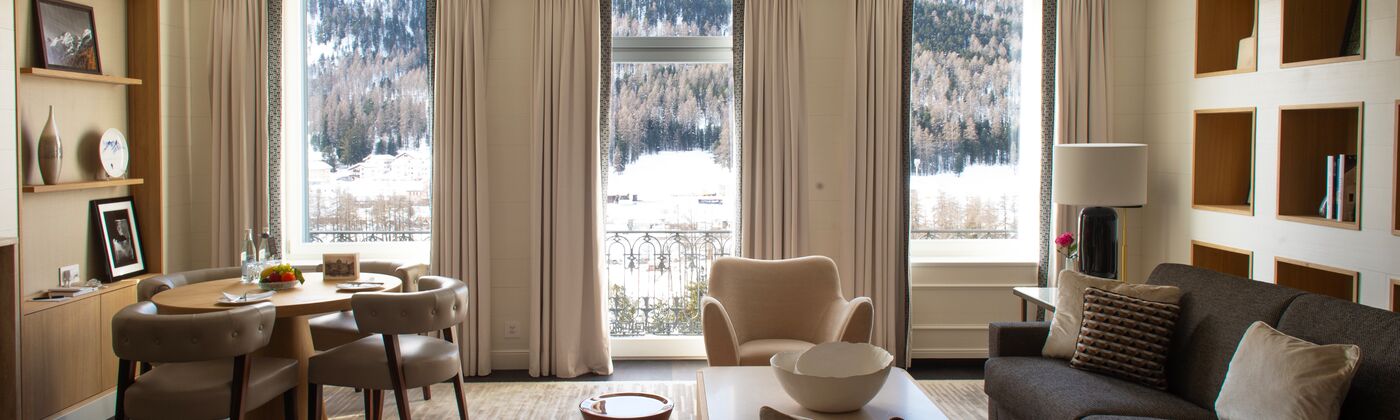 Grand Hotel Kronenhof Pontresina view