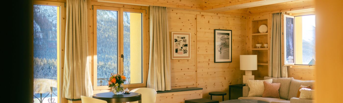 Kulm Hotel St Moritz view
