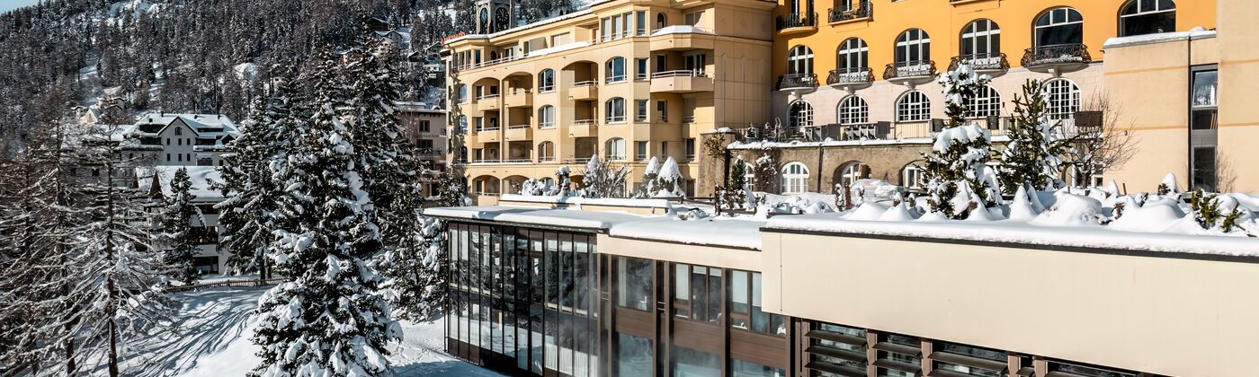 Kulm Hotel St Moritz view