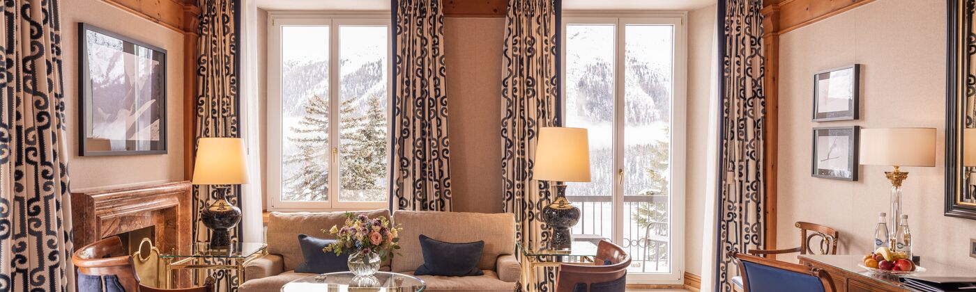 Kulm Hotel St Moritz view