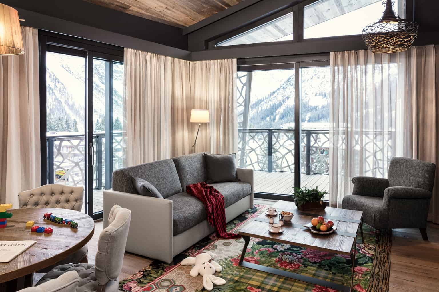 Hotel Valsana view