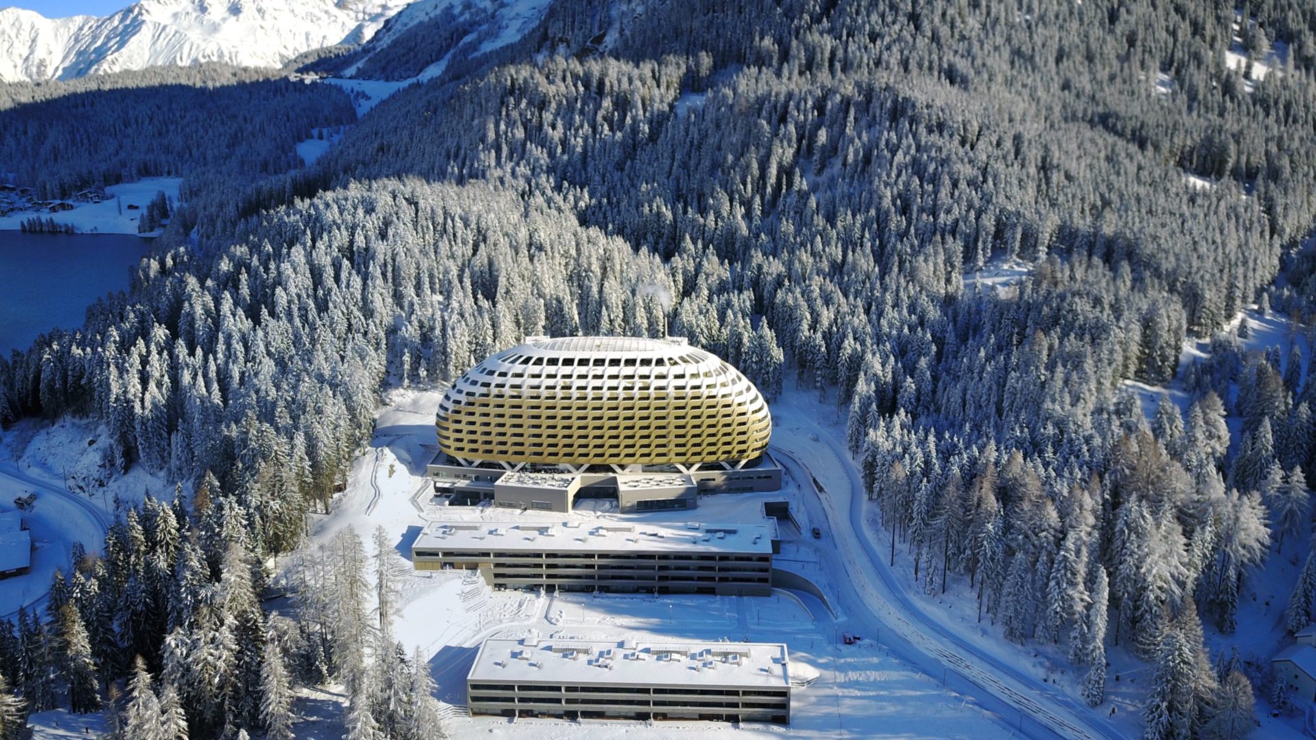 Hotel AlpenGold Davos view